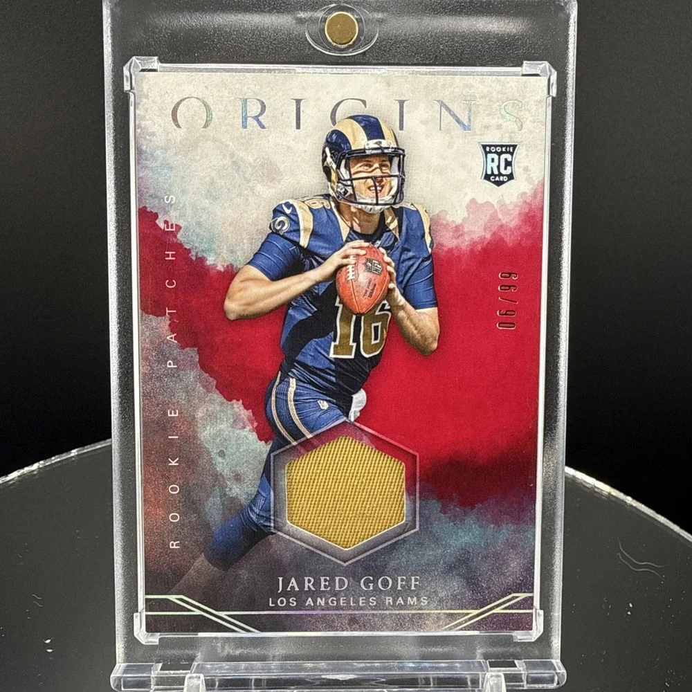 2016 Panini Jared Goff RC Origins Patch Rare /99 Super Nice - Player Worn